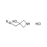 2-(3-Hydroxyazetidin-3-yl)acetonitrile Hydrochloride