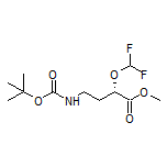 Methyl (S)-4-(Boc-amino)-2-(difluoromethoxy)butanoate