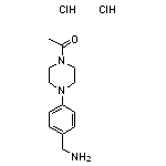 1-[4-[4-(氨基甲基)苯基]-1-哌嗪基]-1-乙酮二盐酸盐