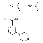 4-(morpholin-4-yl)pyridine-2-carboximidamide, bis(acetic acid)