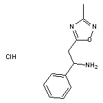 2-(3-Methyl-1,2,4-oxadiazol-5-yl)-1-phenylethanamine Hydrochloride
