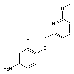 3-chloro-4-[(6-methoxypyridin-2-yl)methoxy]aniline