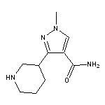 1-methyl-3-(piperidin-3-yl)-1H-pyrazole-4-carboxamide