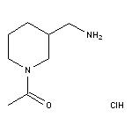 1-[3-(aminomethyl)piperidin-1-yl]ethan-1-one hydrochloride