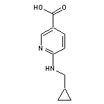 6-[(cyclopropylmethyl)amino]pyridine-3-carboxylic acid