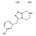 3-[(3-bromophenyl)methyl]-5H,6H,7H,8H-[1,2,4]triazolo[4,3-a]pyrazine dihydrochloride