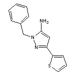 1-benzyl-3-(thiophen-2-yl)-1H-pyrazol-5-amine