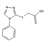 (4-Phenyl-4H-[1,2,4]triazol-3-ylsulfanyl)-acetic