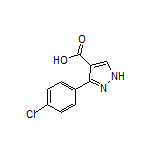 3-(4-Chlorophenyl)pyrazole-4-carboxylic Acid