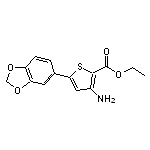 ethyl 3-amino-5-(1,3-benzodioxol-5-yl)thiophene-2-carboxylate