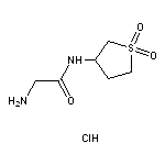 2-amino-N-(1,1-dioxidotetrahydrothien-3-yl)acetamide hydrochloride