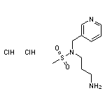 N-(3-aminopropyl)-N-(pyridin-3-ylmethyl)methanesulfonamide dihydrochloride