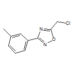 5-(Chloromethyl)-3-(3-methylphenyl)-1,2,4-oxadiazole