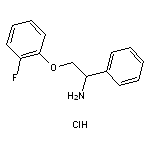 1-(2-amino-2-phenylethoxy)-2-fluorobenzene hydrochloride