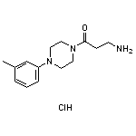 3-[4-(3-methylphenyl)piperazin-1-yl]-3-oxopropan-1-amine hydrochloride