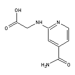 2-[(4-carbamoylpyridin-2-yl)amino]acetic acid
