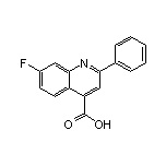 7-fluoro-2-phenylquinoline-4-carboxylic acid