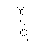 tert-butyl 4-[(4-aminophenyl)carbonyloxy]piperidine-1-carboxylate