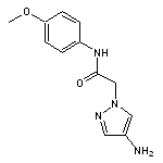 2-(4-amino-1H-pyrazol-1-yl)-N-(4-methoxyphenyl)acetamide