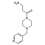 3-amino-1-[4-(pyridin-4-ylmethyl)piperazin-1-yl]propan-1-one