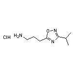 3-[3-(propan-2-yl)-1,2,4-oxadiazol-5-yl]propan-1-amine hydrochloride