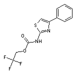 2,2,2-trifluoroethyl N-(4-phenyl-1,3-thiazol-2-yl)carbamate
