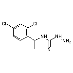 3-amino-1-[1-(2,4-dichlorophenyl)ethyl]thiourea