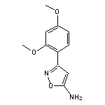 3-(2,4-dimethoxyphenyl)-1,2-oxazol-5-amine