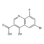 6-Bromo-8-fluoro-4-hydroxyquinoline-3-carboxylic Acid