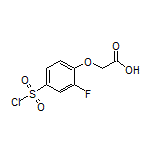 2-[4-(Chlorosulfonyl)-2-fluorophenoxy]acetic Acid