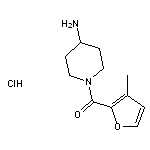 1-[(3-methylfuran-2-yl)carbonyl]piperidin-4-amine hydrochloride