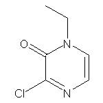 3-chloro-1-ethyl-1,2-dihydropyrazin-2-one