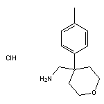 (4-(p-Tolyl)tetrahydro-2H-pyran-4-yl)methanamine Hydrochloride