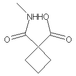 1-(Methylcarbamoyl)cyclobutane-1-carboxylic acid