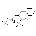 tert-butyl N-(4,4,4-trifluoro-3-hydroxy-1-phenylbutan-2-yl)carbamate