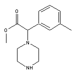 methyl 2-(3-methylphenyl)-2-(piperazin-1-yl)acetate