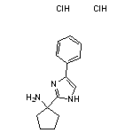 1-(4-Phenyl-1H-imidazol-2-yl)cyclopentanamine Dihydrochloride