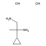 2-cyclopropylpropane-1,2-diamine dihydrochloride
