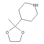 4-(2-Methyl-1,3-dioxolan-2-yl)piperidine