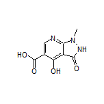 4-Hydroxy-1-methyl-3-oxo-2,3-dihydro-1H-pyrazolo[3,4-b]pyridine-5-carboxylic Acid