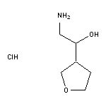 2-Amino-1-(tetrahydrofuran-3-yl)ethan-1-ol hydrochloride