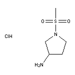 1-(Methylsulfonyl)pyrrolidin-3-amine hydrochloride