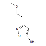 3-(2-Methoxyethyl)isoxazol-5-amine