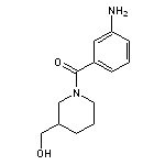 (3-Aminophenyl)[3-(hydroxymethyl)piperidin-1-yl]methanone