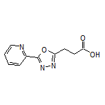 3-[5-(2-Pyridyl)-1,3,4-oxadiazol-2-yl]propanoic Acid