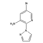 5-Bromo-2-(1-pyrazolyl)pyridin-3-amine