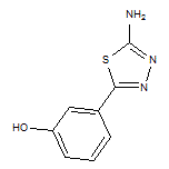 3-(5-Amino-1,3,4-thiadiazol-2-yl)phenol