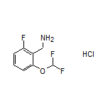 [2-(Difluoromethoxy)-6-fluorophenyl]methanamine Hydrochloride