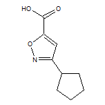 3-Cyclopentylisoxazole-5-carboxylic Acid