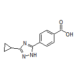 4-(3-Cyclopropyl-1H-1,2,4-triazol-5-yl)benzoic Acid